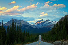 Evening on the Icefields Parkway, Banff National Park, Canada