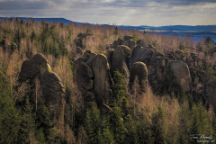 Sandstone near Broumov, Czech Republic