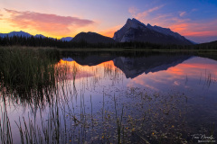 Sunrise at Vermillion Lakes, Banff National Park, Canada