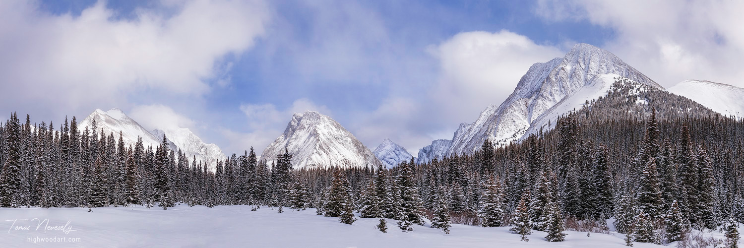 Mount Chester in winter, Peter Lougheed Provicial Park, Alberta, Canada
