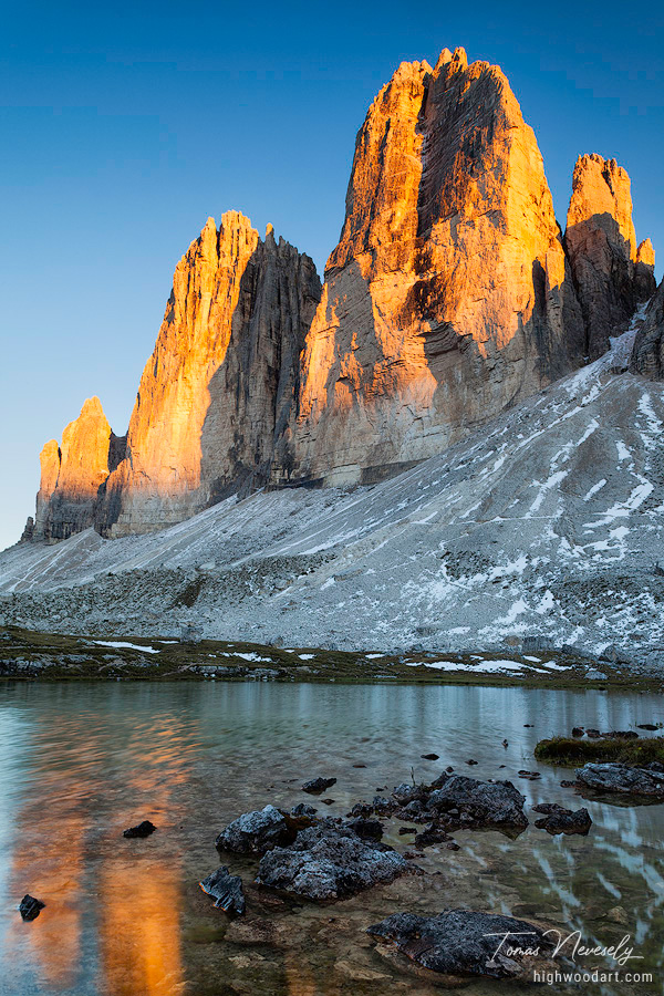 Hiking around the Tre Cime di Lavaredo in the Dolomites of Northern Italy, Europe