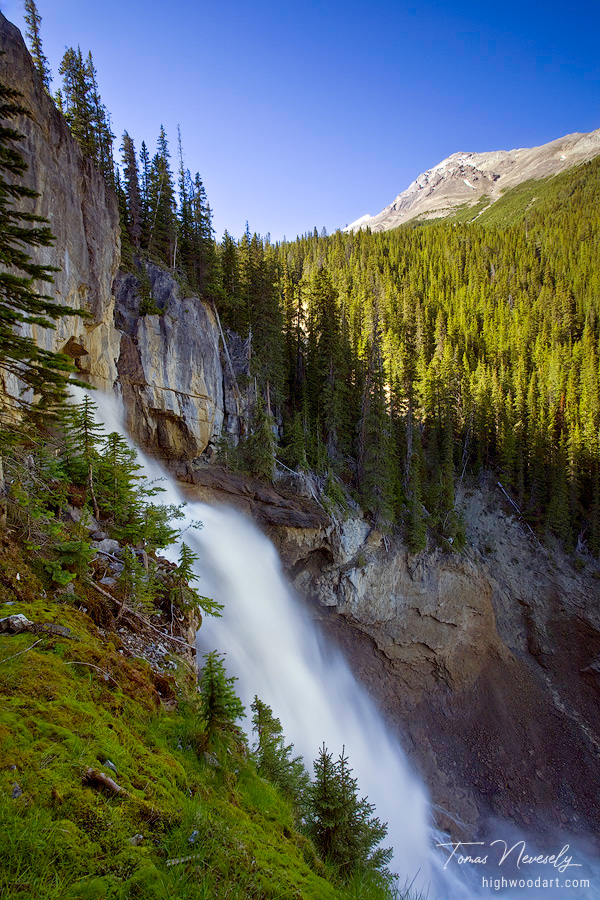 Panther Falls in Banff National Park, Canada