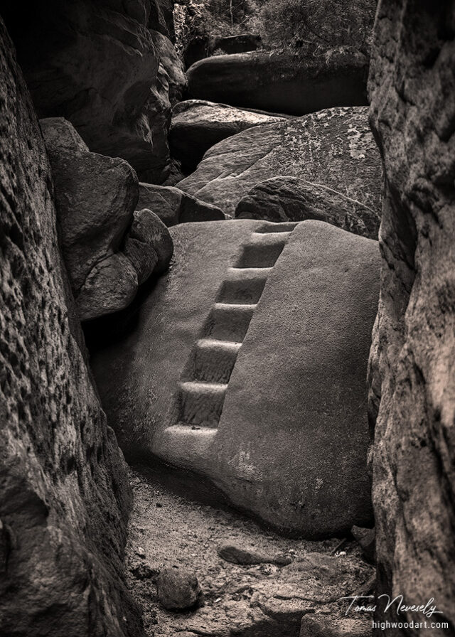 Sandstone near Broumov, Czech Republic