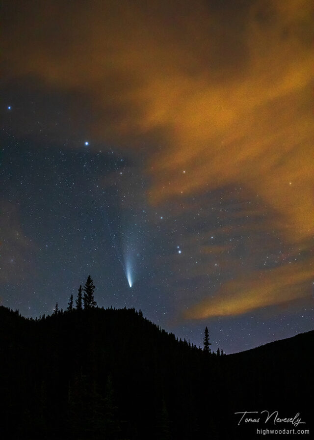 Comet NEOWISE, Kananaskis, Alberta, Canada