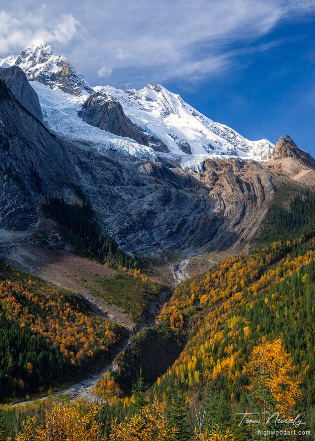 Glacier in the Canadian Rocky Mountains