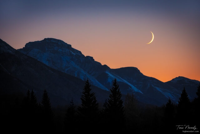 Evening in Banff, Banff National Park, Canada