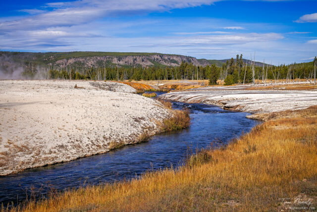Black Sand Basin in Yellowstone National Park, USA