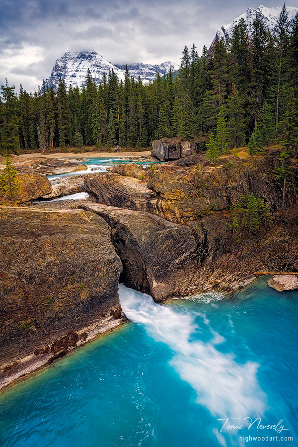 Natural Bridge in Yoho National Park, BC, Canada